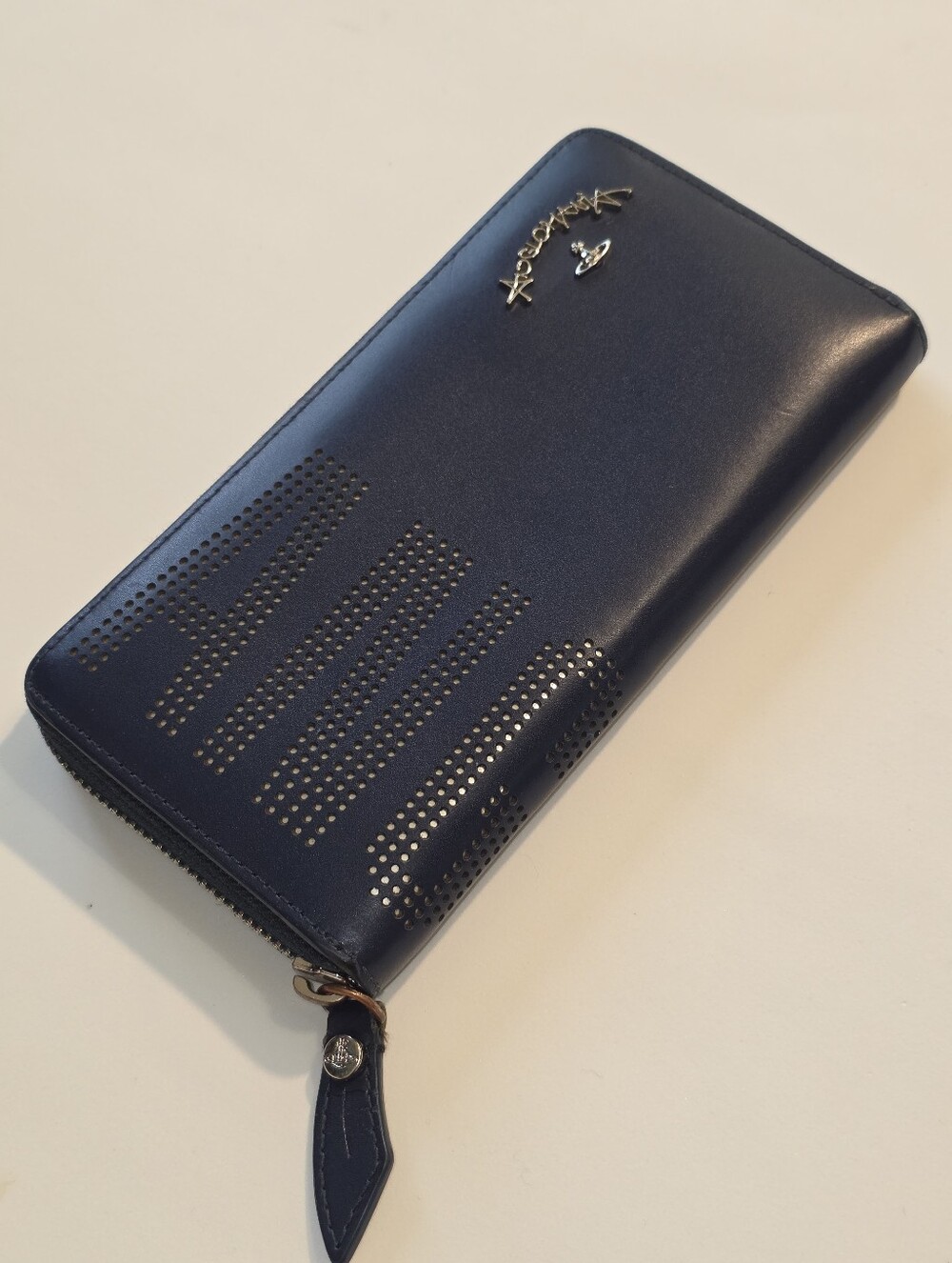 Vivienne Westwood Anglomania Perforated Logo Long Wallet